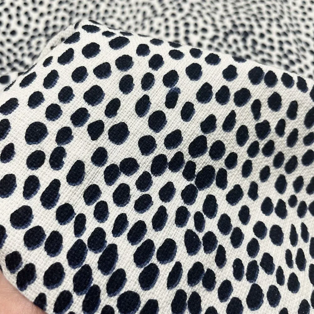 J.Crew Sheath Dress Womens 12 Navy White Polka Dot Sleeveless Career Cocktail